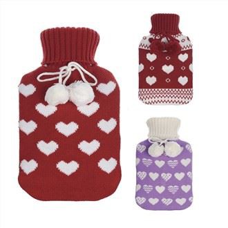 כיסוי שקית מים חמים סרוג בעיצוב מותאם אישית